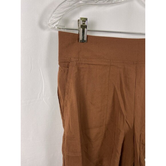 Wild fox Women’s Brown Rayon Shorts Sz XL Pull On 5” Inseam Stretch - Picture 2 of 8